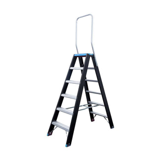 Dubbele zwarte trap 6 treden - Limited edition