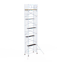 Steigeraanhanger afsluitbaar 250 + Rolsteiger Basic 135x250 12,2m werkhoogte