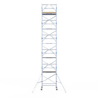 Rolsteiger Alumexx Extra 135x190 12,2m werkhoogte tegen de gevel