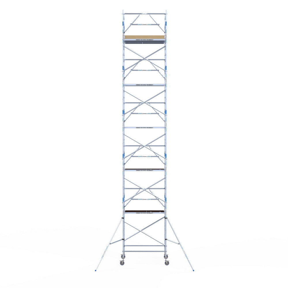 Rolsteiger Alumexx Extra 135x190 12,2m werkhoogte tegen de gevel