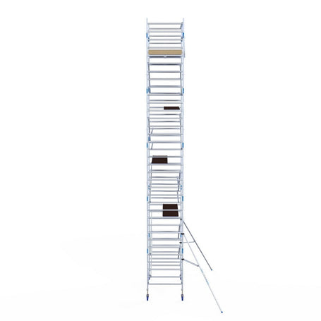 Rolsteiger Alumexx Light 135x250 11,2m werkhoogte tegen de gevel