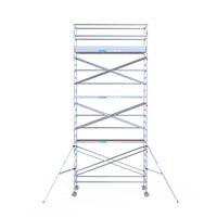 Steigeraanhanger afsluitbaar 305 + Rolsteiger Standaard 135x305 8,2m werkhoogte