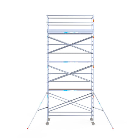 Steigeraanhanger afsluitbaar 305 + Rolsteiger Standaard 135x305 8,2m werkhoogte