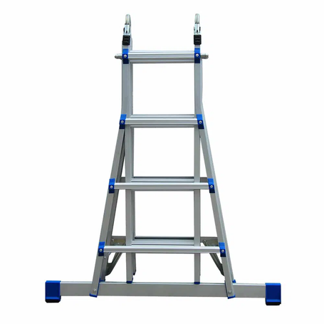 Vouwladder telescopisch 4x4 Silver