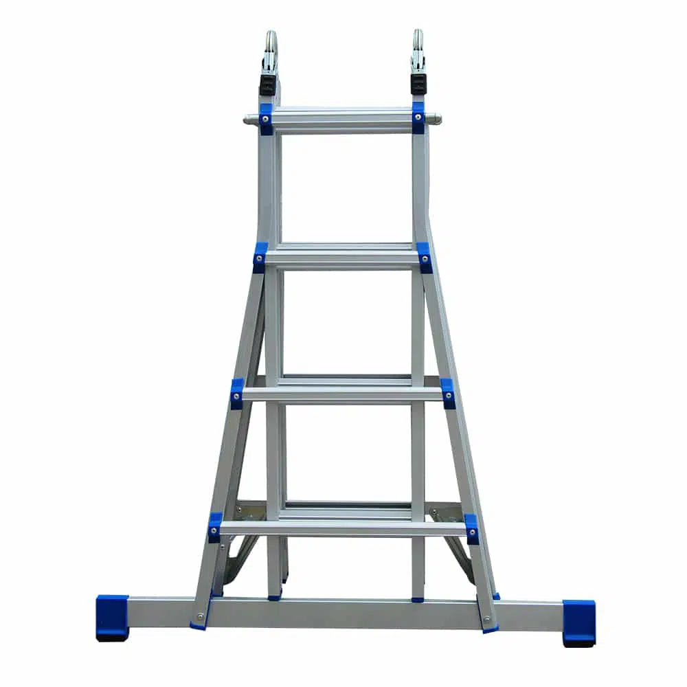 Vouwladder telescopisch 4x4 Silver