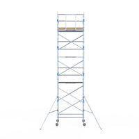 Rolsteiger Alumexx Light 135x190 9,2m werkhoogte tegen de gevel