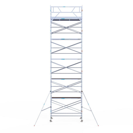 Rolsteiger Original  135x305 12,2m werkhoogte carbon vloer tegen de gevel