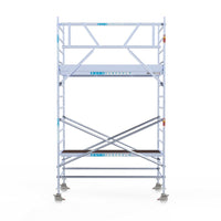 Rolsteiger Original  135x250 5,2m werkhoogte carbon vloer tegen de gevel