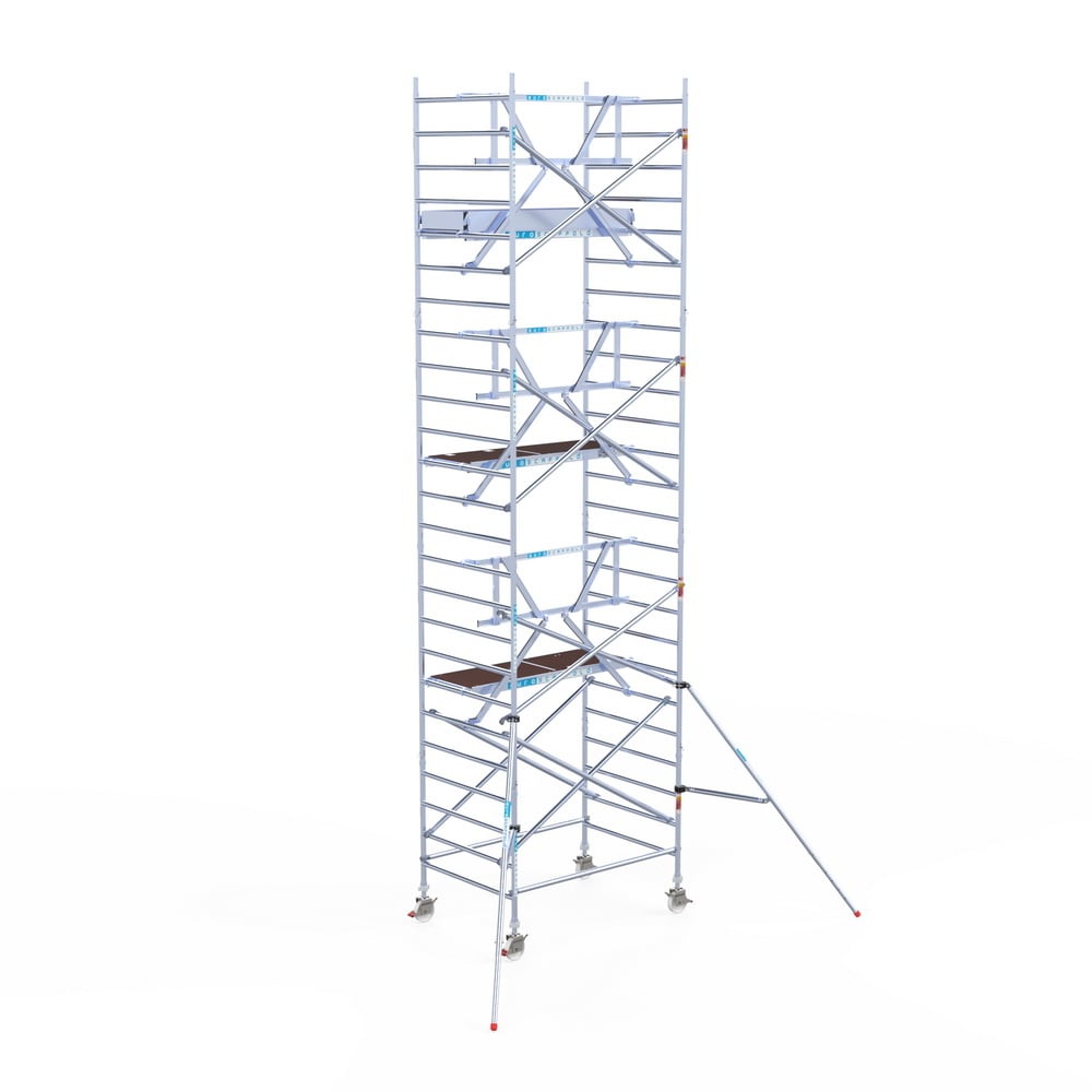 Rolsteiger Professional 135x190 8,2m werkhoogte carbon vloer tegen de gevel