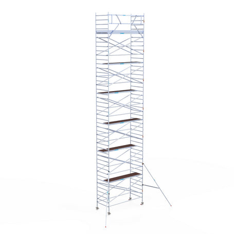 Rolsteiger Original  135x305 14,2m werkhoogte carbon vloer tegen de gevel