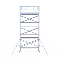 Rolsteiger Original  135x305 8,2m werkhoogte carbon vloer tegen de gevel