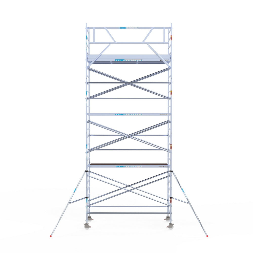 Rolsteiger Original  135x305 8,2m werkhoogte carbon vloer tegen de gevel