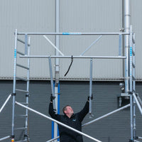 Rolsteiger Basic 75x190 4,2m werkhoogte tegen de gevel