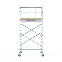 Rolsteiger Alumexx Light 135x190 5,2m werkhoogte tegen de gevel