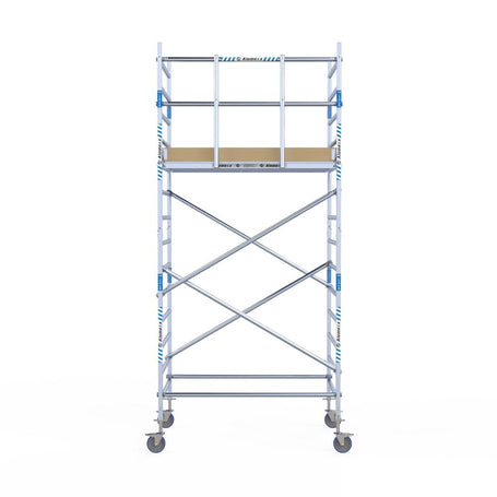 Rolsteiger Alumexx Light 135x190 5,2m werkhoogte tegen de gevel