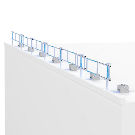 SGS Dakrandbeveiliging Slim 18 mtr complete set plat dak