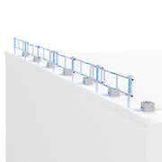 SGS Dakrandbeveiliging Slim 18 mtr complete set plat dak