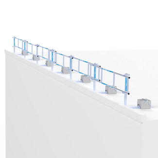 SGS Dakrandbeveiliging Slim 18 mtr complete set plat dak