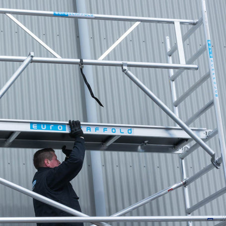 Rolsteiger Basic 90x305 10,2m werkhoogte tegen de gevel