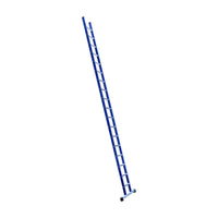 Eurostairs Ladder enkel recht 1x18 sporten BLAUW