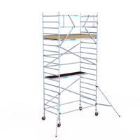 Anssems aanhanger en Basic rolsteiger 135x250x6,2m werkhoogte