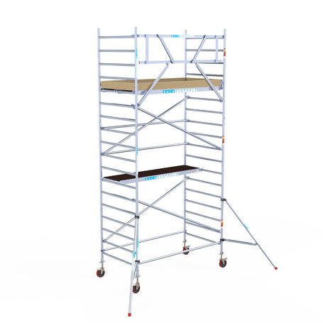 Anssems aanhanger en Basic rolsteiger 135x250x6,2m werkhoogte