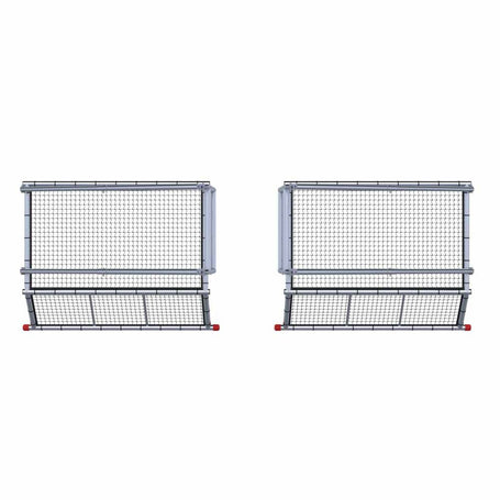 Zonnepanelen steiger 135x250 10,2m werkhoogte incl. Safeguard dakrandbeveiliging
