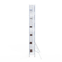 Rolsteiger Professional 135x250 13,2m werkhoogte tegen de gevel