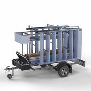 Steigeraanhanger Afsluitbaar 250 + Rolsteiger Basic  135x250 8,2m werkhoogte