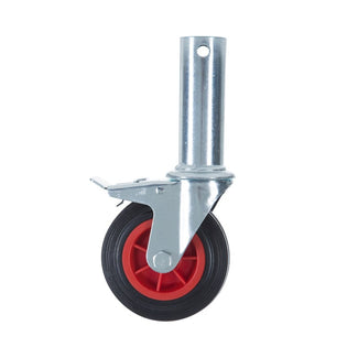 Kamersteigerwiel 125 mm rood