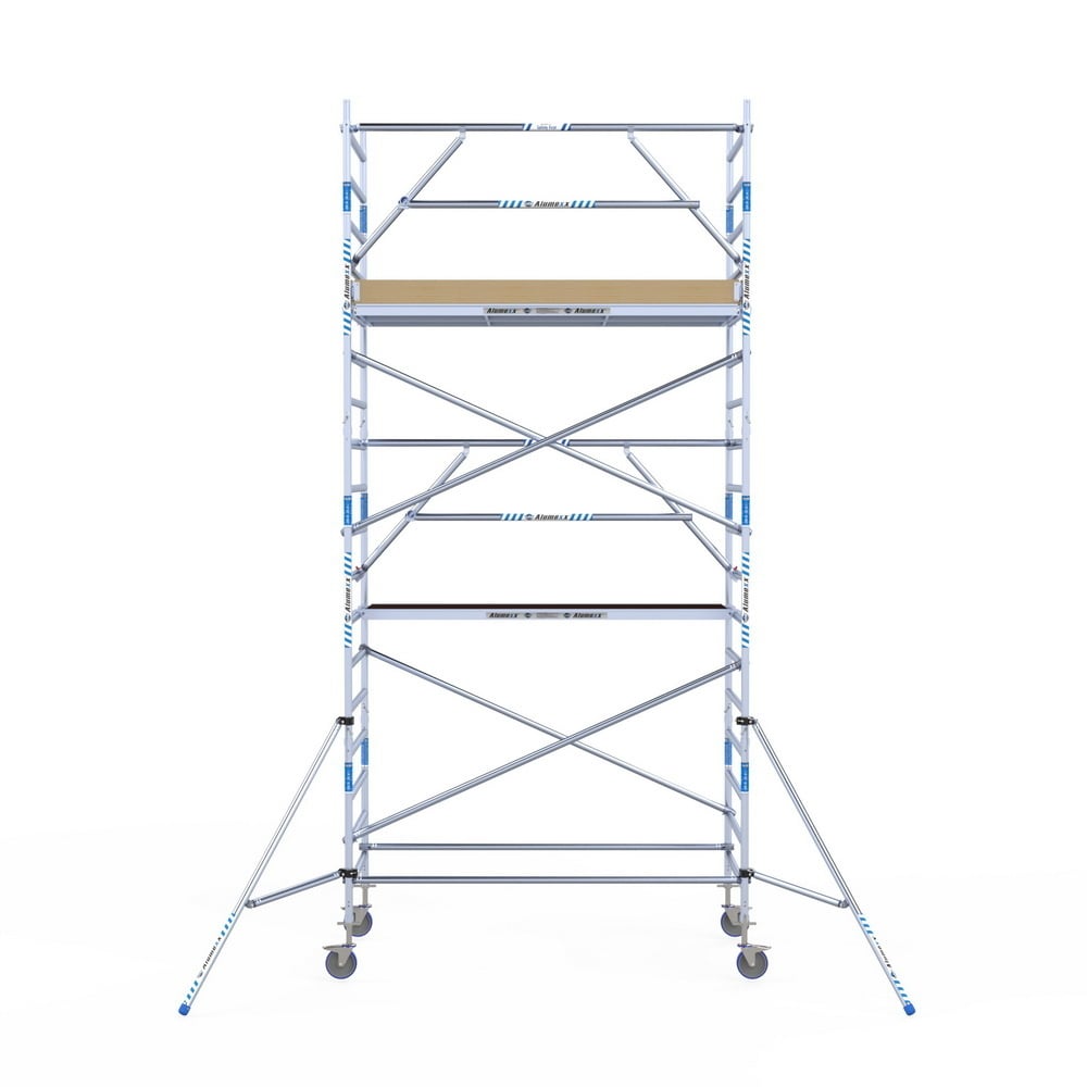 Rolsteiger Alumexx Extra 135x250 6,2m werkhoogte tegen de gevel