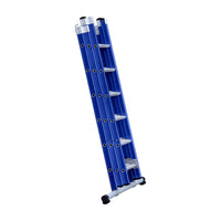 Eurostairs Reform ladder driedubbel recht 3x6 sporten BLAUW