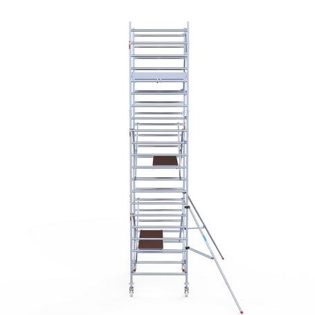 Rolsteiger Original  135x190 7,2m werkhoogte carbon vloer tegen de gevel