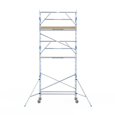 Rolsteiger Alumexx Extra 90x250 7,2m werkhoogte tegen de gevel