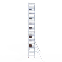 Rolsteiger Professional 135x305 12,2m werkhoogte tegen de gevel