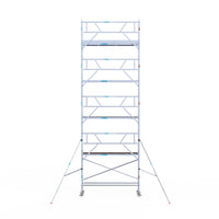 Rolsteiger Professional 75x305 10,2m werkhoogte tegen de gevel