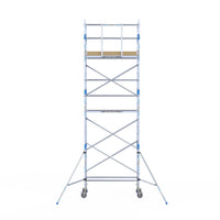 Rolsteiger Alumexx Light 75x190 7,2m werkhoogte tegen de gevel