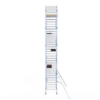 Rolsteiger Alumexx Light 135x190 11,2m werkhoogte tegen de gevel