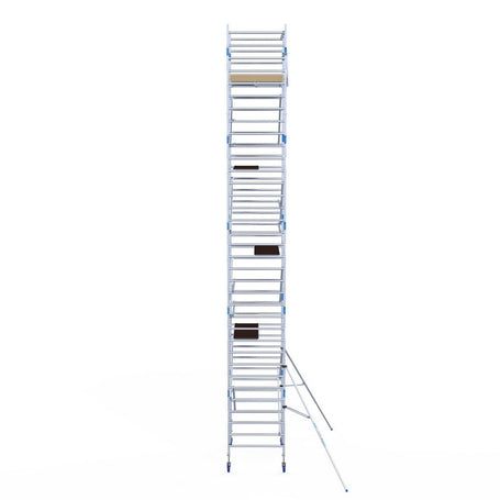 Rolsteiger Alumexx Light 135x190 11,2m werkhoogte tegen de gevel