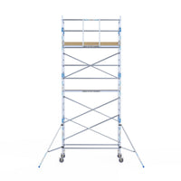 Rolsteiger Alumexx Light 90x250 7,2m werkhoogte tegen de gevel