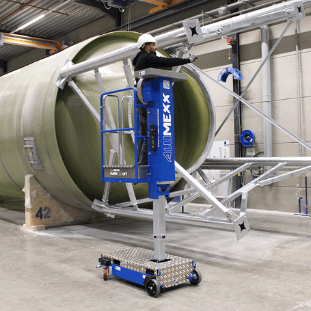 Alumexx Manu-X-Lift personenlift 4,1m werkhoogte