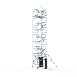 Zonnepanelen Steiger 135x250 10,2m werkhoogte, inclusief Solar lift