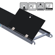 Platform met luik 305 cm Carbondeck (lichtgewicht)