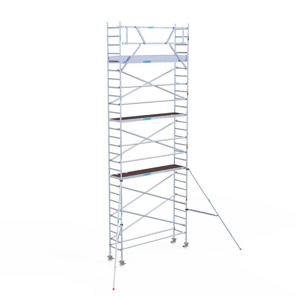 Rolsteiger Original  75x305 9,2m werkhoogte carbon vloer tegen de gevel