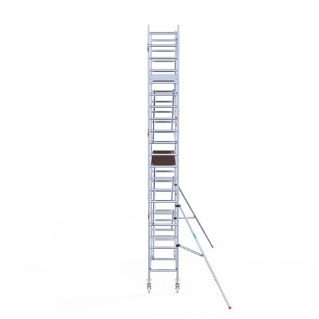 Rolsteiger Original  75x305 7,2m werkhoogte carbon vloer tegen de gevel