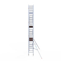 Rolsteiger Original  75x250 8,2m werkhoogte carbon vloer tegen de gevel
