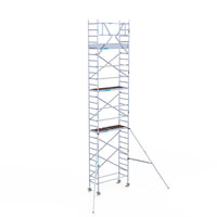 Rolsteiger Original  75x190 9,2m werkhoogte carbon vloer tegen de gevel