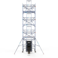 Zonnepanelen steiger 135x305 8,2m werkhoogte incl. Safeguard dakrandbeveiliging