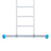 Eurostairs Reform ladder driedelig recht 3x12 sporten + gevelrollen
