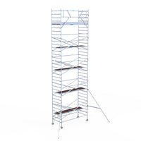 Rolsteiger Original  135x305 11,2m werkhoogte carbon vloer tegen de gevel